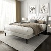 HAOARA Full Size Platform Bed Frame with Upholstered Button Tufted