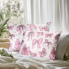 YZFDUI Bow Pink Satin Pillowcase for Hair & Skin Care,