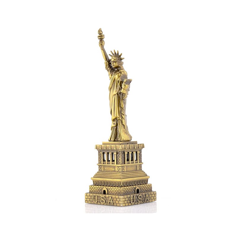 DS. DISTINCTIVE STYLE Statue of Liberty Model Metallic Figurine for