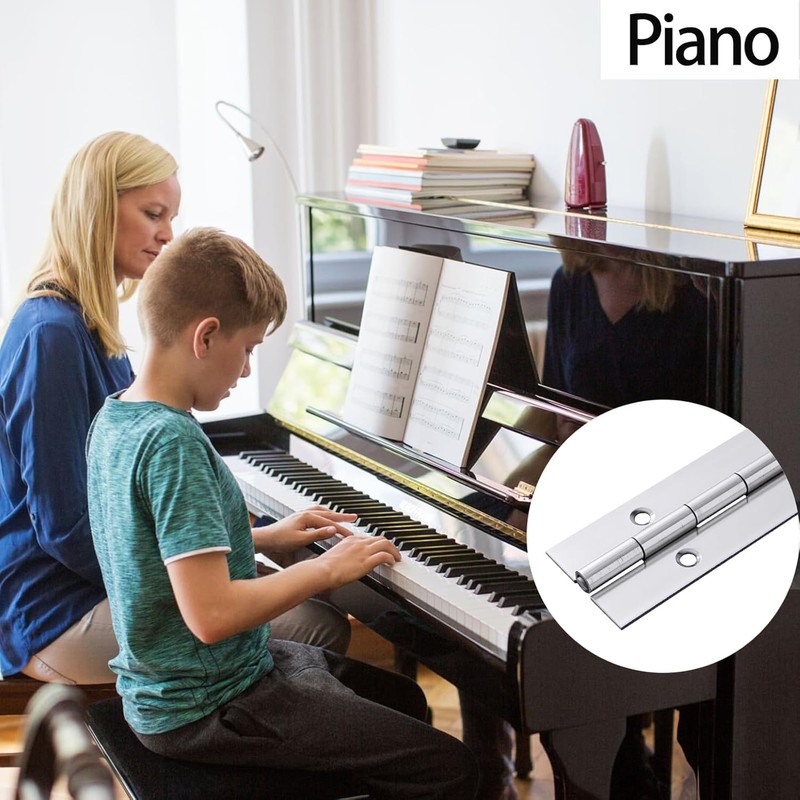 2 Pack Heavy Duty Piano Hinge 36 Inch x 3