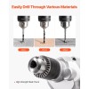 1/2 Inch Corded Electric Drill Mixer Set 0-850RPM 5.4A Power