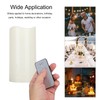 3PCS Remote Control Electronic LED Simulation Candle Lamp for Home