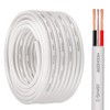 MOOKEERF 18 AWG 2 Conductor Stranded Shielded Plenum Cable 50FT