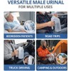 Vakly Male Urinal with Glow in The Dark Cover [2