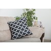 TreeWool, (2 Pack) Cushion Covers Trellis Accent in Cotton Canvas