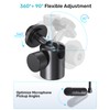 Etour Ball-and-Socket Head Microphone Adapter, 360° Swivel & 90° Tilt
