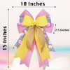 Easter Bows for Wreath, Pink, Purple and Yellow Bows for