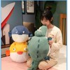 OUKEYI Pufferfish Plush Toy,Pufferfish Crocodile Cartoon Doll Stuffed Animal Doll