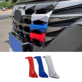 KELEIMAI Car Accessories Fit for Hyundai TUCSON 2024 2023 2022 Front Grill Grille Strip Cover Molding Trim (3-color) 3PCS ABS Not Fit 2024 Hyundai Tucson N-series hybrid
