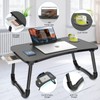 Zapuno Foldable Laptop Bed Table Multi-Function Lap Serving Tray Dining