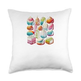 Mochi Globetrotter Throw Pillow