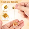 Zerodeko Mini Chandelier 2-Pack Dollhouse Ceiling Lights Hanging Lamp Accessories