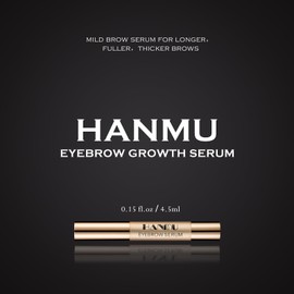HANMU Eyebrow Growth Serum for Women & Men - Rapid Eyebrow Enhancer 4.5ml | Natural & Gentle Formula for Thicker Fuller Brows with Visible Results in 4-6 Weeks