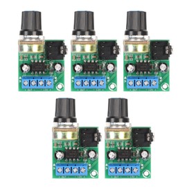 5PCS LM386 Power Amplifier Board Mini 0.5W to 10W Speaker DC 3V to 12V Sound Power Amplifier Module for Speakers