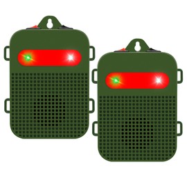 Glaobule Mouse Repellent Battery Operated Ultrasonic Rodent Repellent for Car Engine Get Rid of Mice Rats from Attic Garage Vehicle Indoor Under Hood Rodent Repeller Pack of 2