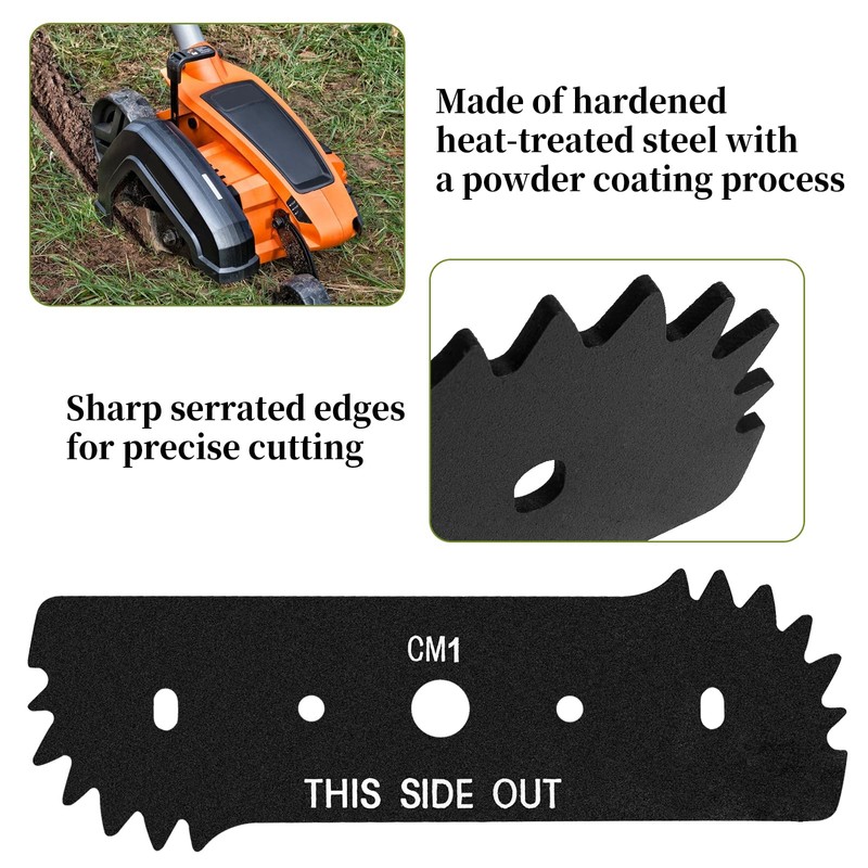 CLSR2U Replacement 7-1/2" Electric Edger Blades WA0034 Compatible with Worx