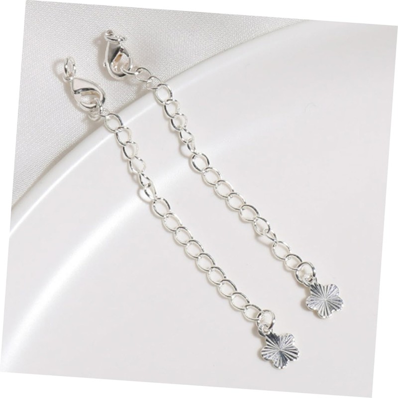 DOITOOL 5Pcs Necklace Chain Extenders Kit Jewelry Extension Chains for