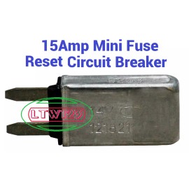 Little Fuse (1) 15 Amp Mini Blade Circuit Breaker Fuse Type III  12V ISO280