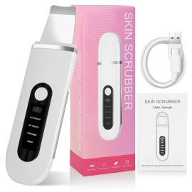 From US Private Label Acceptable Professional 24kHz Ultrasonic Skin Scrubber Deep Exfoliation Electric Ultrasonic Skin Scrubberpower supply mode: HY101