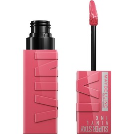 Maybelline New York - Liquid Lipstick - Vinyl Effect Gloss - Long Lasting Hold - SuperStay Vinyl Ink Pink - Rogue (145)
