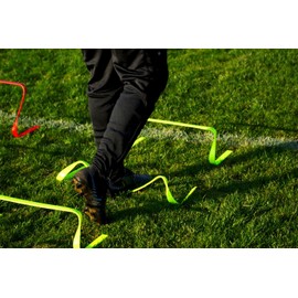 Netsportique Flexible Hurdle Set of 5 - Red or Yellow - Choice of Colours (Set of 5 Yellow)