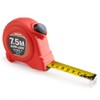 Dekton Hi Vis Green Soft Grip Autolock Tape Measure 7.5m