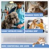 Professional 6 In Dual Tooth Pet Grooming Comb for Short-Haired