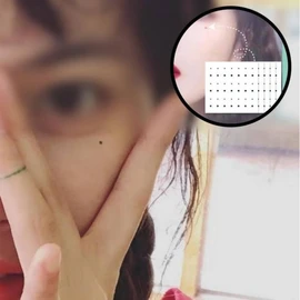 Feeling Shop Removable Beauty Spot & Teardrop Tattoos Sticker 4ea