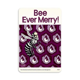 Bee Ever Merry Lumon Sticker Decal Notebook Car Laptop 5.5"