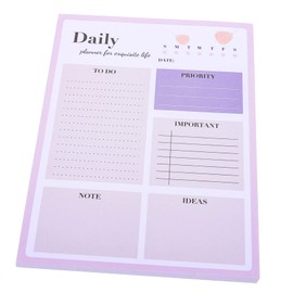 Baluue Daily Planner Notepad Tear-Off for Work and Study Day Schedule Notebook Convenient Note-Taking for Tasks and Appointments for Organization