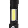 LED Flashlight USB Magnetic Charging 7 Gears Zoomable Black Light
