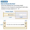 SHUHANG Full Extension Drawer Slides 8 10 12 14 16