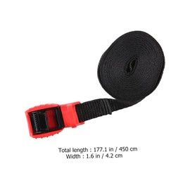 Operitacx Professional Bundling Belt Tie Down Strap for Secure Cargo Transport for Surfboards Kayaks and Luggage Durable Fastening Strap for Roof Racks and Storage