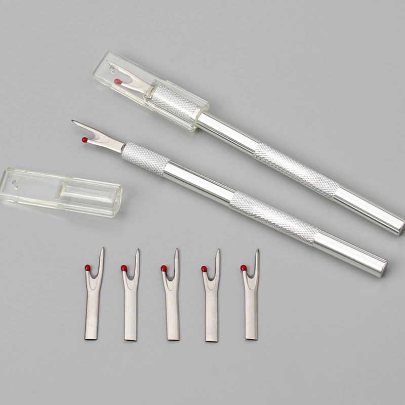 2 Sets Sewing Seam Rippers,10 Pcs Metal Seam Ripper Set