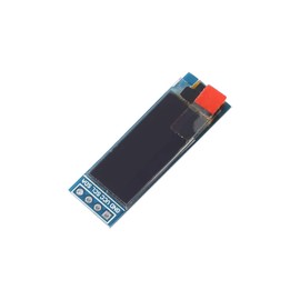 0.91 inch 128x32 I2C IIC Serial OLED LCD Screen DIY Module 4-PIN DC 3.3V 5V 12832 SSD1306 Low Consumption LED Display Compatible with PIC Ar-duino