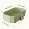 IcyByte Baby Foldable Kids Bathtub for Infants to Toddler with