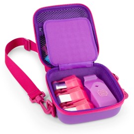 CASEMATIX CM Travel Case Fits Cool Maker Shimmer Me Body Art Glitter Roller – Case Only