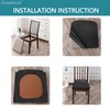 Granbest Jacquard Dining Room Chair Seat Covers Set of 4,