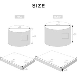 N&V Convertible Bean Bag, Traditional Foam Bean Bag Open Up to Lounger, Removable and Washable Cover and Linen, Large, Grey