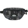 Alpha Industries Rubber Print Belt Bag, Black (Black Camo), Classic