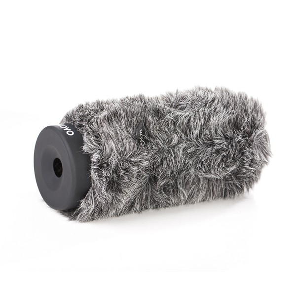 Movo WS-G160 Furry Rigid Windscreen for Microphones, 18-23 mm in