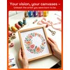14 Pack 18 Mesh Needlepoint Canvas, 14x19in Cross Stitch Fabric