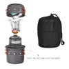 Camping Cookware Set with Camping Stove Folding Spork Cooking Pots