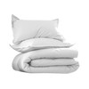 EcoPure Martex Comfort Wash 3-Piece Solid Full/Queen Comforter Set –
