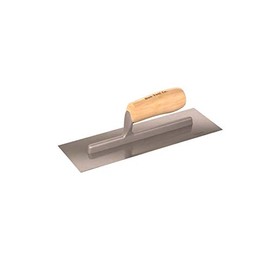 Bon Tool 82-290 12-Inch by 4-Inch Econo Plastering Trowel with Long Shank and Wood Handle