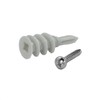 CONFAST Nylon Self-Drilling Drywall/Hollow-Wall Anchor Kit with Screws, 200 Pieces