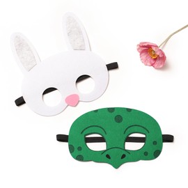 INF-STAR Aesop’s Fables Felt Masks Kit 10 Pcs – Educational Role Play Masks for Kids | Storytelling, Learning & Costume Fun for Toddlers, Preschool & Classroom Activities