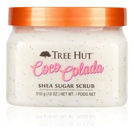 Tree Hut Exfoliante Corporal Coco Colada 510 g | Con Azúcar, Aceites y Manteca de Karité que Remueven Impurezas, Hidratan Profundamente y Dejan la Pie