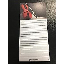 Violin Shopping List Note Pad