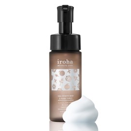 【@cosme Best Cosmetics Hall of Fame Series】iroha Delicate Zone Soap, Foam Type, Yomogiri Blend Scent, Weakly Acidic, Limited Edition, Produced by Mizuki Yomogida